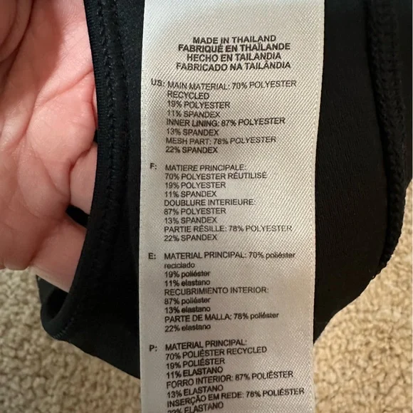 Adidas Women's Black Climalite TechFit Sports Bra Size Small - Picture 8 of 11